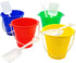 Playsets (Pack 12) 5.25" Set The Dreidel Company Beach Day of Sand Bucket Play Box Includes, Pail & Shovel Sand Toy