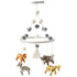 Mud Pie Nursery Baby Crib Mobile, Safari, Multicolor, 24 1/2" x 10
