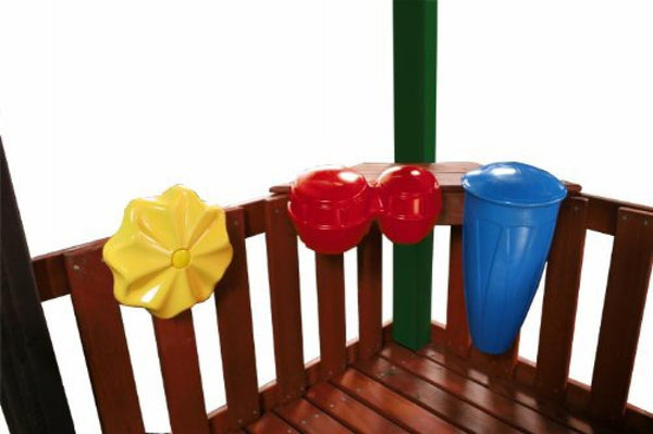 Swing-N-Slide NE 4895 Outdoor Rhythm Band Swing Set Music Play Kit - Pack of 3, Multi-Colored