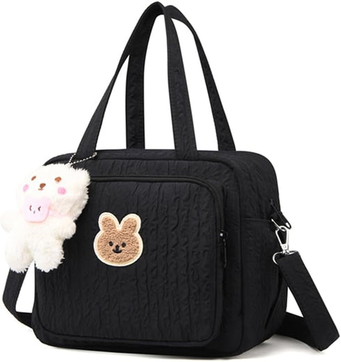 Cute Baby Diaper Bag Tote, Multifunction Mommy Bag Crossbody Travel Nappy Storage Bag