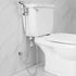 XKHLQLPEF Set Bidet Sprayer for Toilet Chrome Dual Function Cloth Diaper Washer Wall Mounted Hand Held Bidet Spray Kit