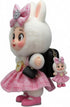 NOFEZA 17cm 17cm 4 Doll Clothes, Dolls Outfit and Accessories with Plaid Dress, Crown Bow, Pearl Chain, Mini Purse