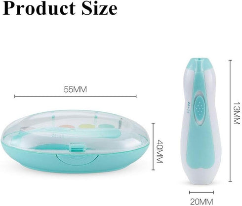 HANGER Trimmer Trimmer Baby Nail File - Safe Electric Nail Clipper Grooming Kit - Baby Nail for Newborn Or Toddler Toes