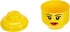 LEGO STORAGE HEAD (MINI) - GIRL, Polypropylene Storage Box with Lid for Kids' Toy Storage