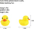 umbresen Yellow Rubber Ducks Bath Toys for Preschool, 24pcs Mini Duckies Gift for Baby Shower, Pool Float, Party Favors