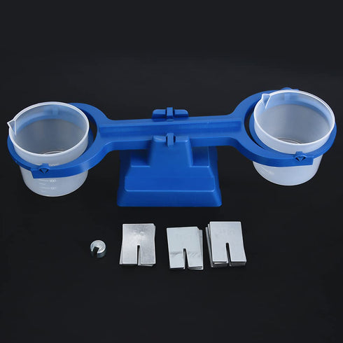 ASHATA Bucket Balance Kit, Science Class Experiments Primary Balance Tool for Homeschool, 200g/1g (Simple Balance)