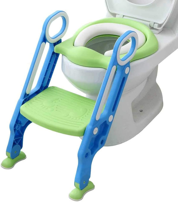 Potty Training Toilet Seat with Step Stool Ladder for Boys and Girls