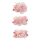 Flower Hair Clips Set for Baby Girl, Lightweight Floral Hair Bow Accessories, 3pcs for Toddler Gifts