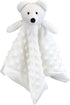 Baby White Polar Bear Soft Stuffed Animal Security Blanket, 13" Plush Character Lovey