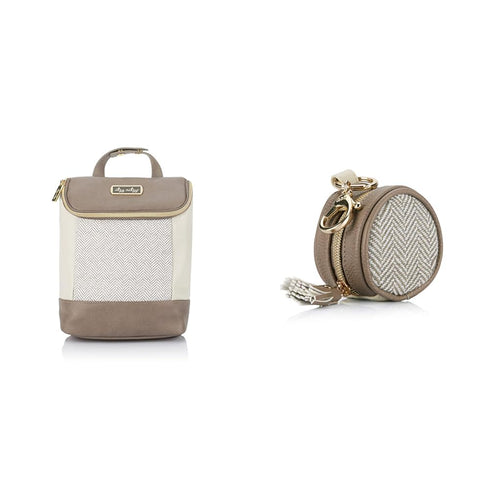 Itzy Ritzy Insulated Bottle Bag Keeps Bottles Warm or Cool & Pacifier Case with