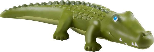 HABA Little Friends Crocodile - 7" Chunky Plastic Zoo Animal Toy Figure