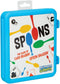 Spoons in a Case, Card Games for Kids, Fun Family Games for 3-6 Players, Ages 7+