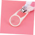Set VICASKY Nail Care Safe Nail Clippers Tweezers Scissors for Newborns and Toddlers Portable Pink Grooming Kit