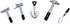17PCS 1:12 Miniature Doll House Tools - Metal Home Repair Multi-Tool Set for Dollhouse Decoration