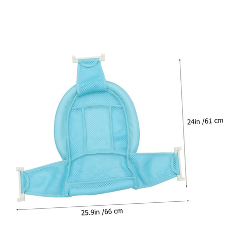 Infant Bathtub Support Sling, Soft Net Bathing Cradle, Newborn Seat, Anti-Slip Baby Bath Support Net