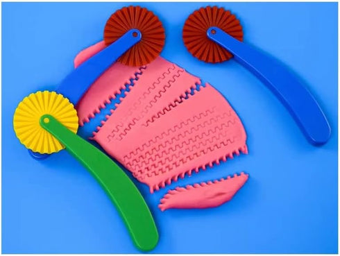 AOIRFUQ Clay and Dough Tools Six Piece Set - Ages 3 & Up by AOIRFUQ
