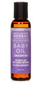 Ora's Amazing Herbal Travel Size Natural Baby Oil, Calendula Oil for Baby,