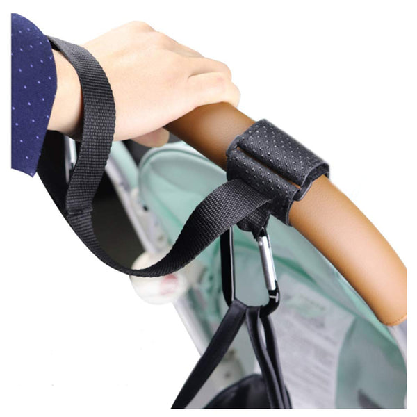 Topwon Stroller Hooks with Wrist Strap, Universal Handy Hook for Strollers/Walkers/Buggy (2Pcs)