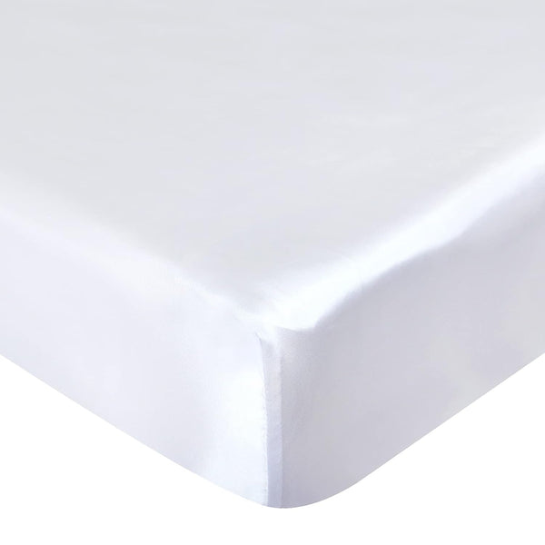 Satin Crib Sheet Soft & Silky Fitted Crib Mattress Sheet (52"x28"x8") for