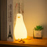 3 Dimmable HAPPYBAG LED Lying Flat Duck Night Light, Level Nursery Nightlight,Cute Lamps Silicone Squishy Light Up