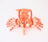 GracesDawn Plush Lobster Stuffed Animal, Australian Lobster Doll, 33.5 inch Long Red Plush Toy for Courage and Appetite