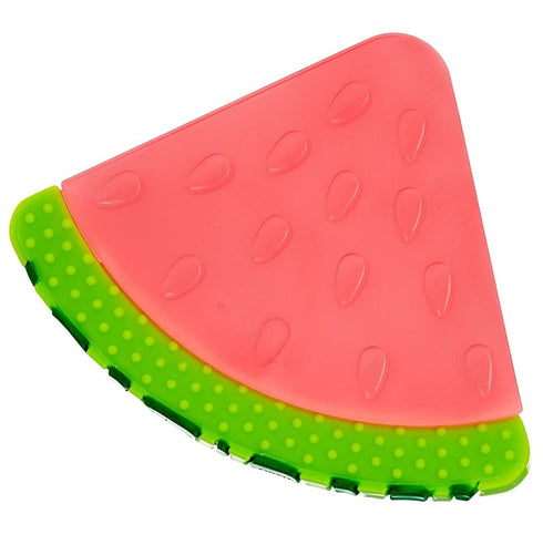 Nuby 100% Silicone Fruit Teether for 3M+, Designs Vary, Multi-Color