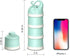 Free,3 Baby Milk Powder Formula Dispenser,Large CapacityNon-Spill Twist-Lock Stackable Milk Powder Formula Container