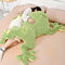 Huniupore Large Frog Stuffed Animal Green Frog Plush Toy Frog Plushies Hugging Pillow