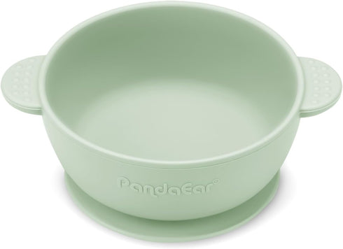 PandaEar 3 Pack Suction Bowls for Baby Toddlers 6-12 Months, Silicone Bowls with Suction for Food Feeding, BPA Free