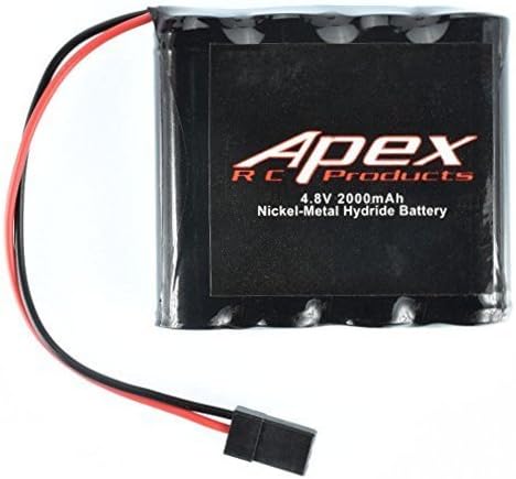 Apex RC Products 4.8v 2000Mah NiMh Flat Receiver Battery #7300