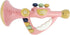 Musical Toys for Kids, Little Trumpet Toy for Toddlers, Educational Music Toy for Ages 1-3 (Pink)