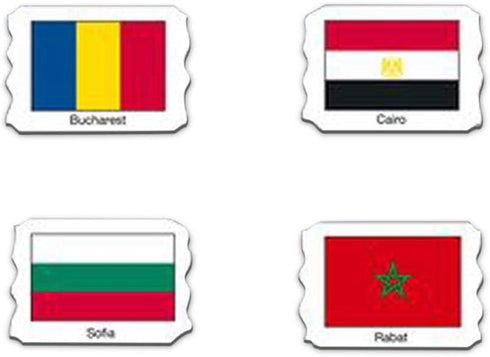 Larsen Puzzles Flags of The World 80 Piece Educational Jigsaw Puzzle