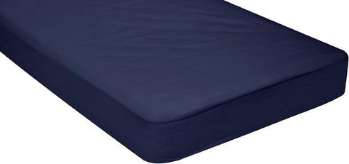 Gilbins Cot Size Fitted Sheet, 30" x 75", Made of Cotton, Navy