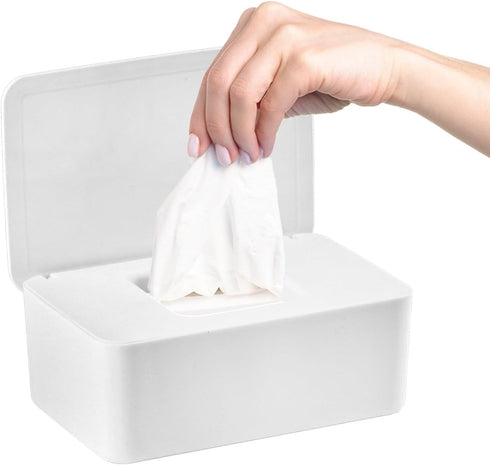 QBXMY7 1 Pcs Diaper Wipes Dispenser, Refillable Wipe Container, Wipe Container with Sealing