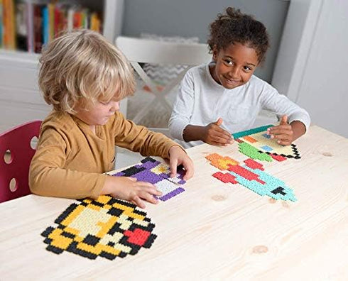 Crab Puzzle - 80 Interlocking Micro Waffle Block Pieces, STEM STEAM Building Montessori Toys for Boys and Girls 5+
