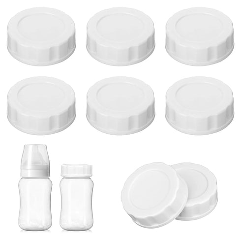 nonarttoy 8pcs Baby Bottle Caps Compatible with Evenflo Wide Neck Baby Bottle, Travel