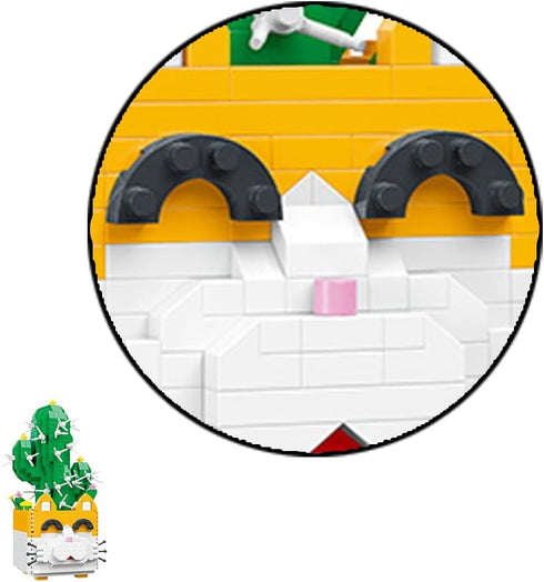 Hamster Building Blocks, 664 Pcs Animal Micro Mini Building Block Kit for Adults & Kids