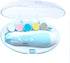 Trimmer Electric Baby Nail for Newborn Infant Toddler or Adults Toes Fingernails Care (Blue)
