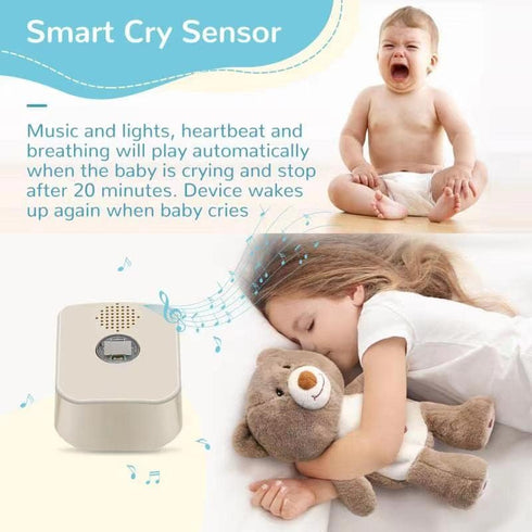 0-6 DEARBABY Baby Sleep Soother,Newborn Essentials Stuff Toys Months, Christmas Girl Gifts Sound Machine for Nursery