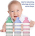 CurcKua 4 Layers Milk Powder Box Baby Formula Dispenser Detachable Baby Snack Box Container Blue