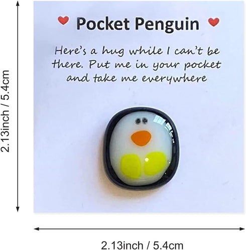 A Little Pocket Penguin Hug, Mini Cute Animal Decoration, Stress Relief Toy for Kids