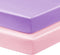 Horbaunal 2 Pack Satin Crib Sheets for Baby with Sensitive Hair, 52"