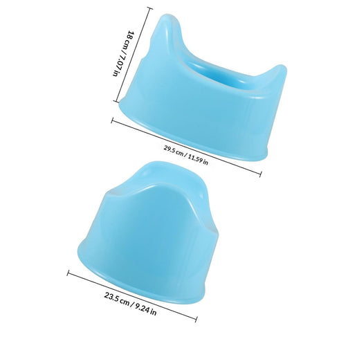 Potty Training Toilet for Boys and Portable Toilet Seat with Thickened Plastic Bowl Includes Small Potty Brush Suitable