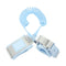 2m Baby Anti-Lost Safety Wrist Link Harness Strap Rope Backpack Leash for Toddlers Kids (Blue), Includes Baby Bottle