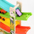 TUYFKDS 1 2 3 4 8 1-3 Wooden Car Ramp Toy for Year Old Boys and Girls Level Toddler Race Track with Mini Cars Garage