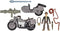 Indiana Jones Worlds of Adventure Action Figure Set with Motorcycle and Sidecar, 2.5-Inch for Ages 4+