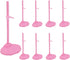 10 PCS Acrylic Doll Stands with Adjustable Waist Clip, Transparent Support Stand for 11 to 13 Inch Dolls