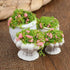 4 Pcs Dollhouse Potted Plants, Miniature Artificial Bonsai & Flowerpot for 1:12 Dollhouse Decor, Mini Plant Kit