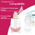 8oz 2 1+ Nenesupply Silicone Baby Bottles Newborn Feeding Bottles Slow Flow Breastfeeding Bottle for Breastfed Babies