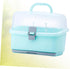 Vaguelly Portable Bottle Storage Box Organizer for Travel Home Pacifiers and Tableware Easy